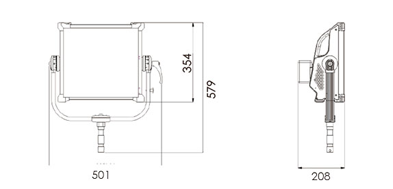 LED Panel Light Film Dimension